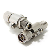 Lightning Arrestor/Surge Protector for CB Ham Two-Way Radio Antenna, N-Type Male to N-Type Female