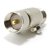 Lightning Arrestor/Surge Protector for CB Ham Two-Way Radio Antenna, UHF PL-259 Male to Female RF Coaxial Connector Adapter