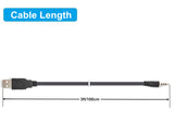 Replacement USB Charging Cable for JBL Synchros E40BT/E50BT/J56BT Headphones 2.5mm
