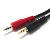 Helicopter to PC Headset Adapter,Dual 3.5mm 1/8" Plugs (1/8" Mic Plug and 1/8" Speaker Plug) to 4 Conductor U-92A/U Socket