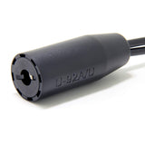 Helicopter to PC Headset Adapter,Dual 3.5mm 1/8" Plugs (1/8" Mic Plug and 1/8" Speaker Plug) to 4 Conductor U-92A/U Socket