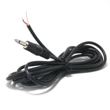 Trigger ON/Off Cable, 3.5mm 1/8" Monaural Mini Mono Plug to Bare Wire 6-Feet - 12V DC Trigger ON/Off Cable