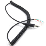 Helicopter Headset Replacement Cable with U-174/U Military Connector
