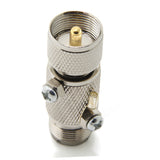 Lightning Arrestor/Surge Protector for CB Ham Two-Way Radio Antenna, UHF PL-259 Male to Female RF Coaxial Connector Adapter