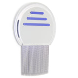 Nit Free Terminator Lice Comb Professional Stainless Steel Louse and Nit Comb for Head Lice Treatment Removes Nits