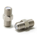 F Type Female to Female 75 OHM Coax Coupler Adapter 5-Pack
