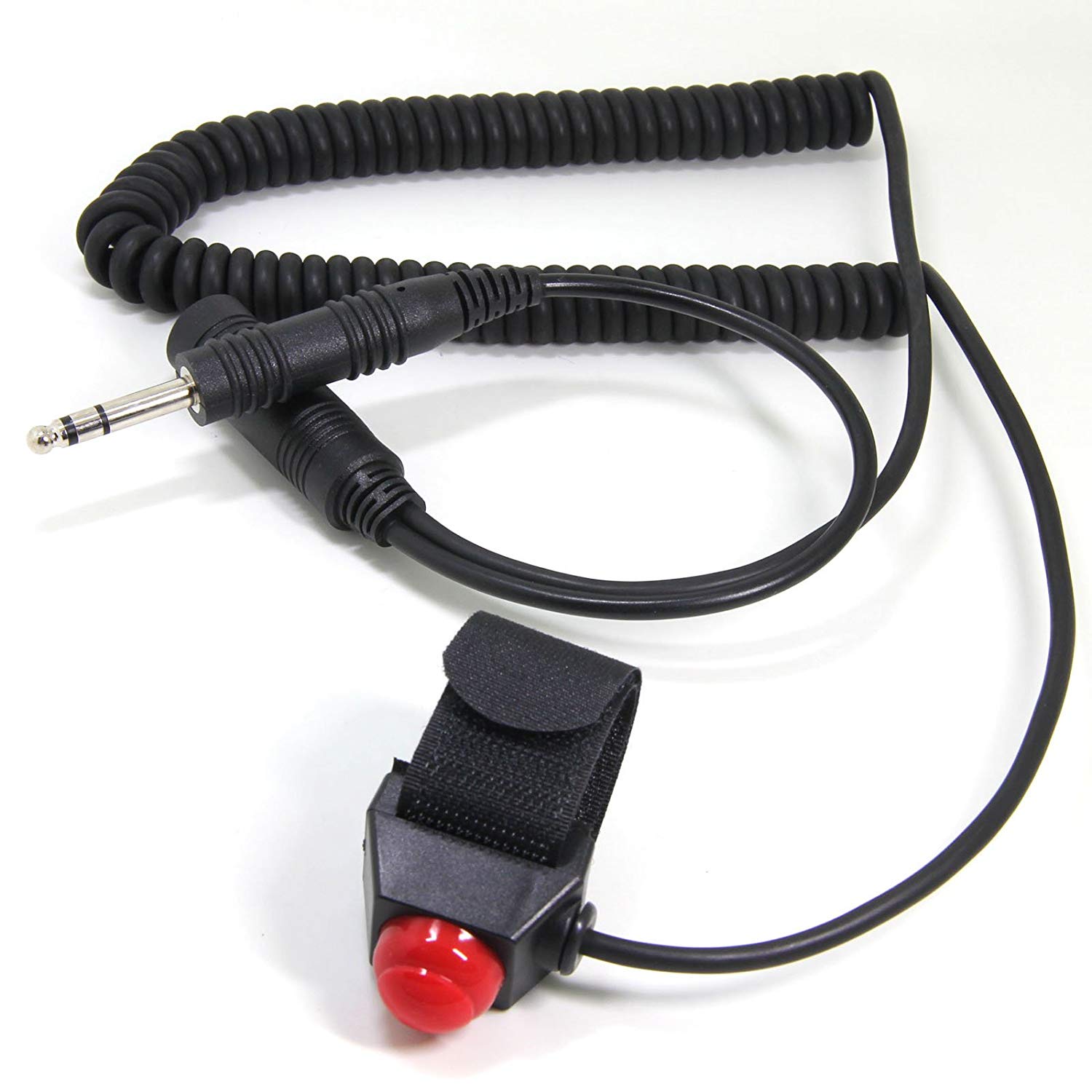 Headset Microphone PUSH TO TALK PTT SWITCH 3.5 Mm 1/8 1/4 RCA Momentary Latched - Foto 11