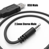 Replacement USB Charging Cable for JBL Synchros E40BT/E50BT/J56BT Headphones 2.5mm