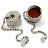 N Type and UHF Dust Cap Cover with Chain for N Female and UHF Female SO-239 Connector Adapter