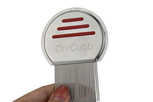 OrirCubb Dog Comb Pet Hair Stainless Steel Red Massaging Soft Deshedding Brush for Dog Cat Puppy Rabbit