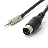 7 Pin to 1/8 Cable, 3ft 7-Pin Din Male to 3.5mm Stereo Male Professional Premium Audio Cables