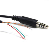 Helicopter Headset Replacement Cable with U-174/U Military Connector