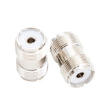 SO-238 / SO-239  UHF Female to Female Coax Cable Barrel Adapter Connector PL259 Coupler Plug for CB HAM Radio Antenna, SWR Meter